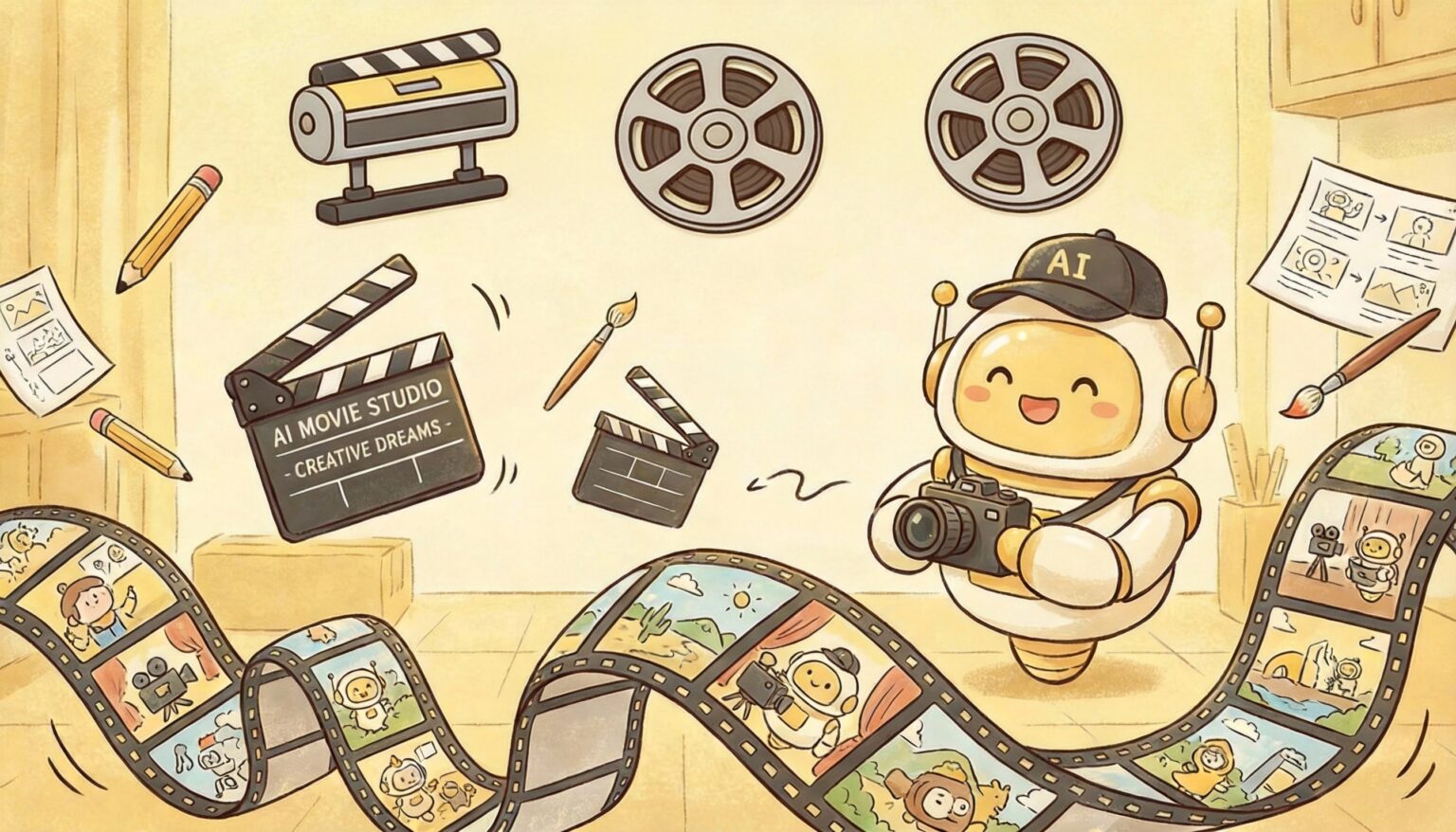 你的个人AI电影工作室,一键生成、审核、自动剪辑电影